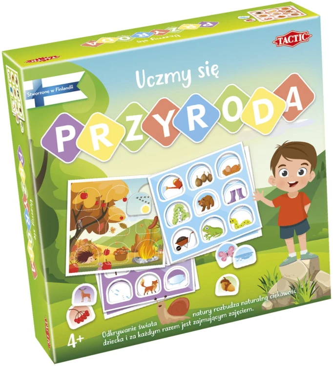 Uczmy się: Przyroda (gra edukacyjna) pudełko