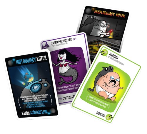 Eksplodujące Kotki: Przepisy na Kotastrofę karty