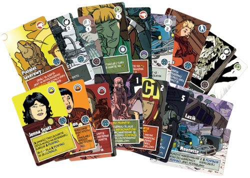 The Shadow Planet (gra planszowa) karty