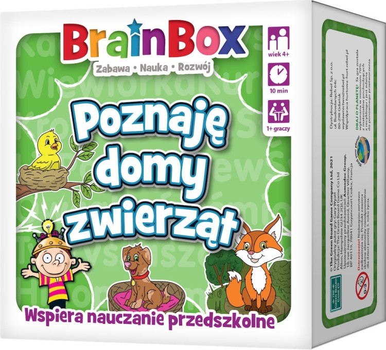 BrainBox - Poznaję domy zwierząt pudełko