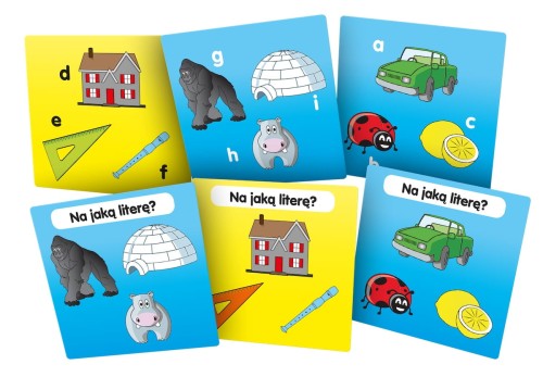 BrainBox - Poznaję litery karty