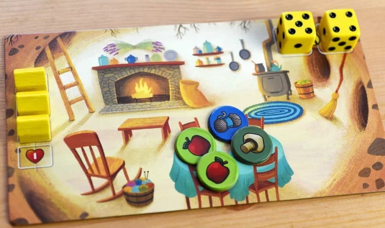 Dobry Rok (gra planszowa) plansza gracza