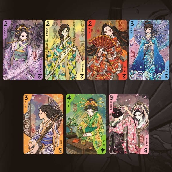 Gejsze (gra rodzinna) karty