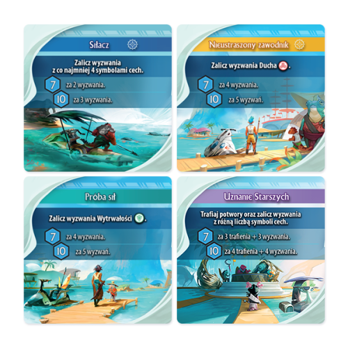 Tidal Blades: Obrońcy rafy karty wyzwań