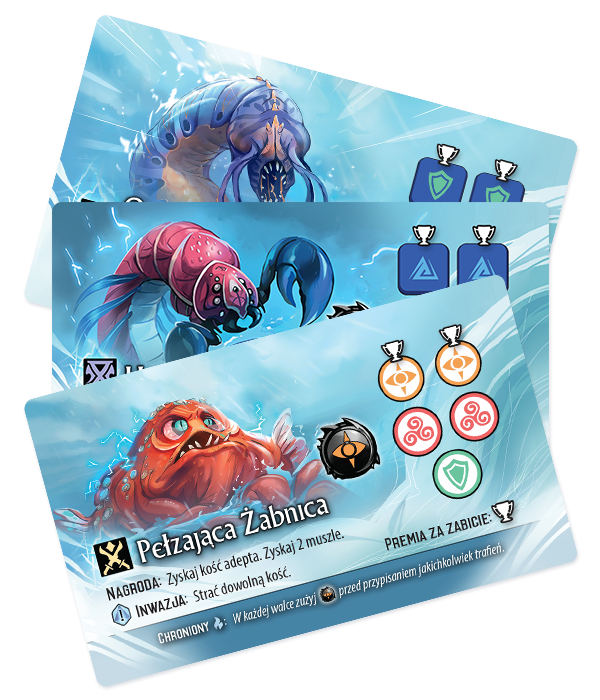 Tidal Blades: Obrońcy rafy karty potworów