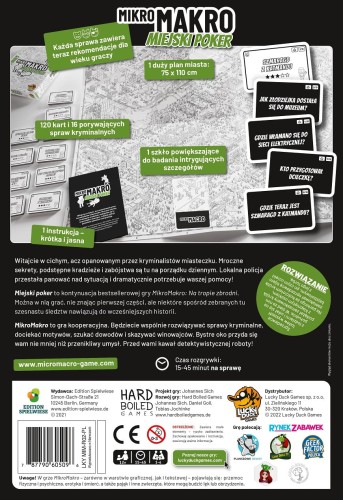MikroMakro: Miejski poker tył pudełka