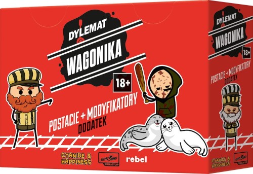 Dylemat wagonika: Postacie i modyfikatory pudełko