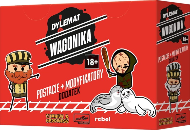Dylemat wagonika: Postacie i modyfikatory pudełko