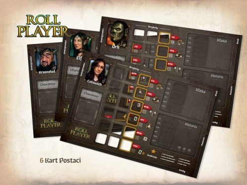 Roll Player (gra planszowa) karty postaci