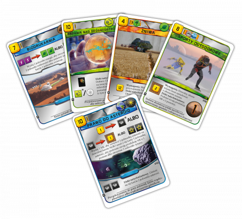 Terraformacja Marsa - Zestaw dodatkowy #6 i #7 zawartość