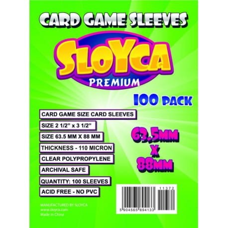 SLOYCA Standard CCG Premium (63,5x88mm) 100 szt.