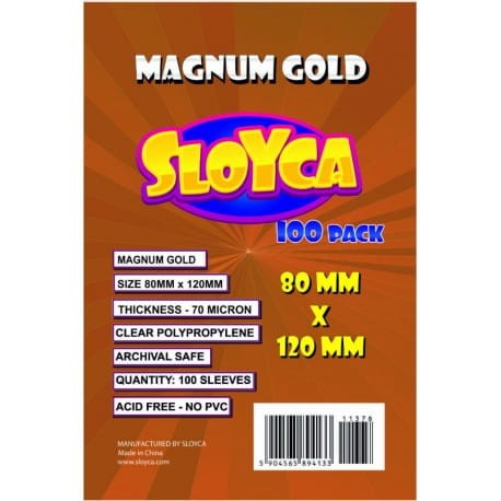 SLOYCA Magnum Gold (80x120mm) 100 szt.