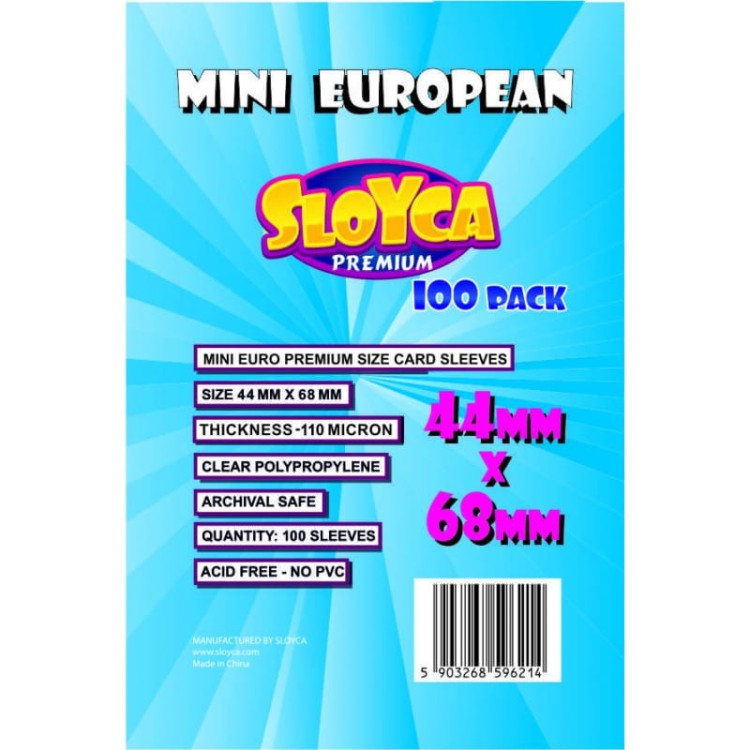 SLOYCA Mini European Premium (44x68mm)