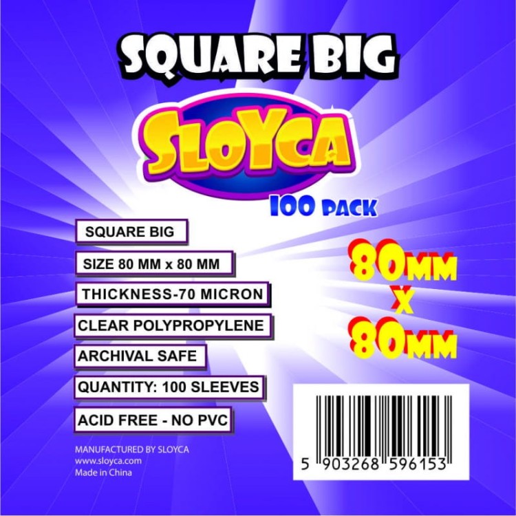 SLOYCA Square Big (80x80mm) 100 szt.