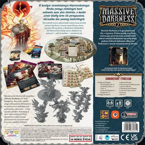 Massive Darkness 2: Heavenfall pudelko tyl