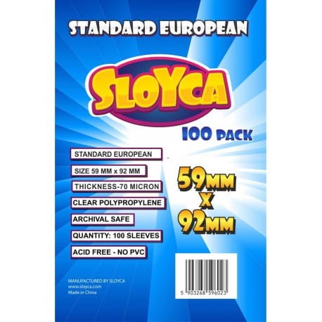 SLOYCA Standard European (59x92mm)