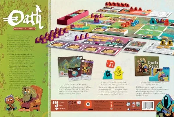 Oath kroniki władzy i banicji pudelko tył