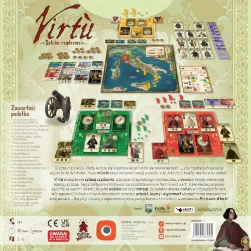 Virtu (gra planszowa) pudełko tył
