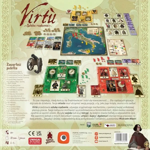 Virtu (gra planszowa) pudełko tył