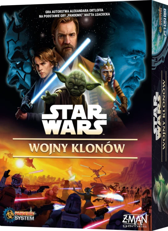 Star Wars: Wojny Klonów (Gra planszowa) pudełko przód