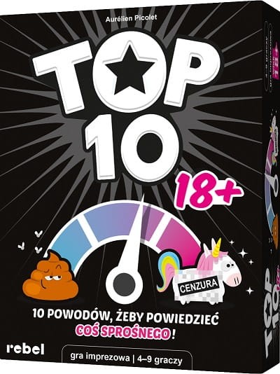 Top 10 (18+) (Gra Planszowa) pudelko