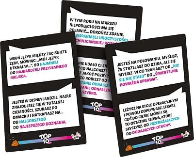 Top 10 (18+) (Gra Planszowa) karty