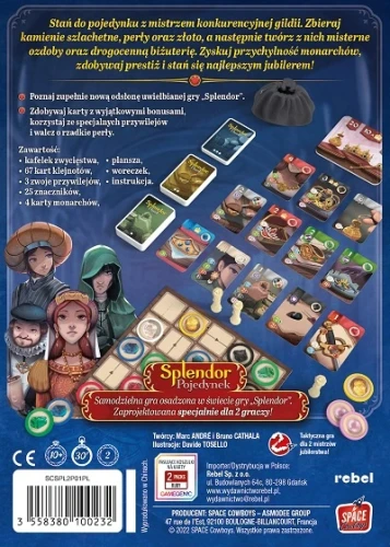 Splendor: Pojedynek pudełko tył