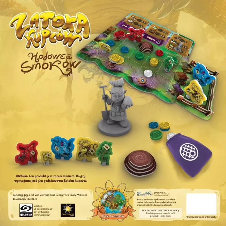 Zatoka kupców: Hodowca Smoków pudełko tył