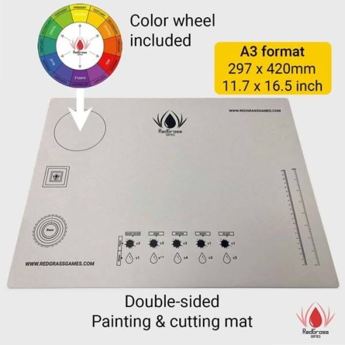 RedGrass: A3 Painting Mat