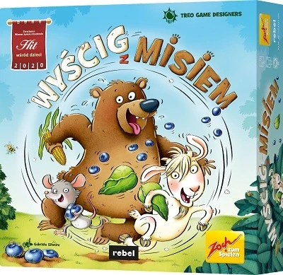 Wyścig z misiem pudełko