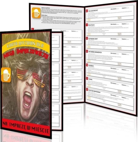 Karta wyzwań dla mega imprezowicza w mieście