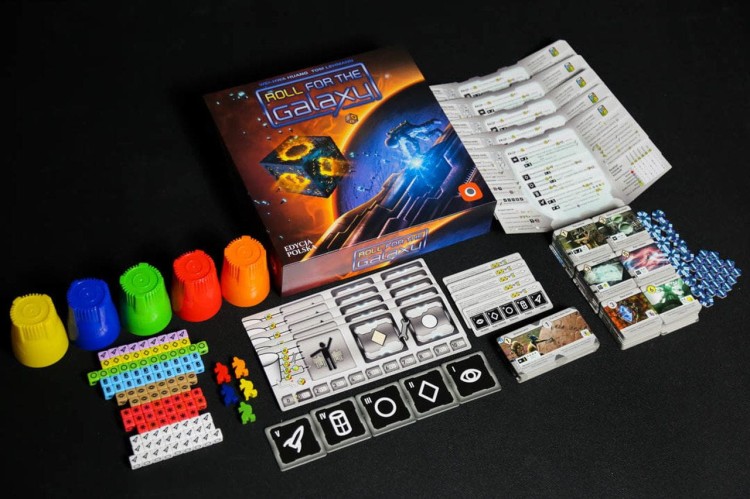 Roll for the Galaxy elementy