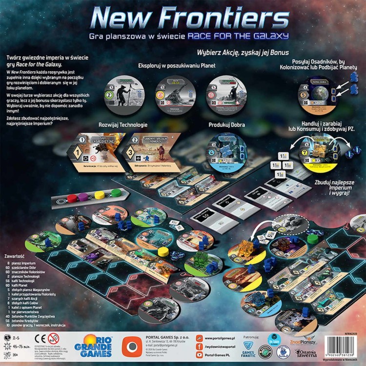 New Frontiers (edycja polska) zawartość