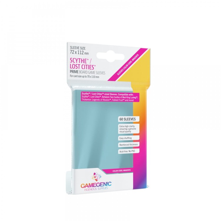 Gamegenic: Prime Scythe/Lost Cities Sleeves (72x112 mm), 60 sztuk