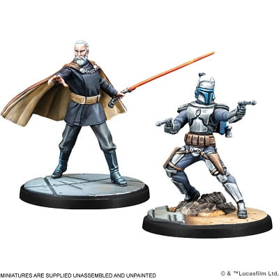 Star Wars: Shatterpoint - Podwójna duma: Hrabia Dooku figurki