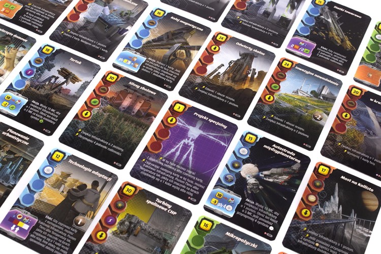 Terraformacja Marsa: Ekspedycja Ares - Infrastruktura karty