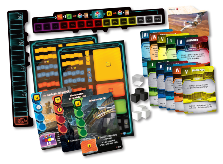 Terraformacja Marsa: Ekspedycja Ares - Infrastruktura elementy