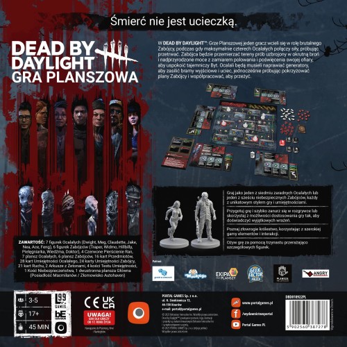 Dead by Daylight pudełko tył