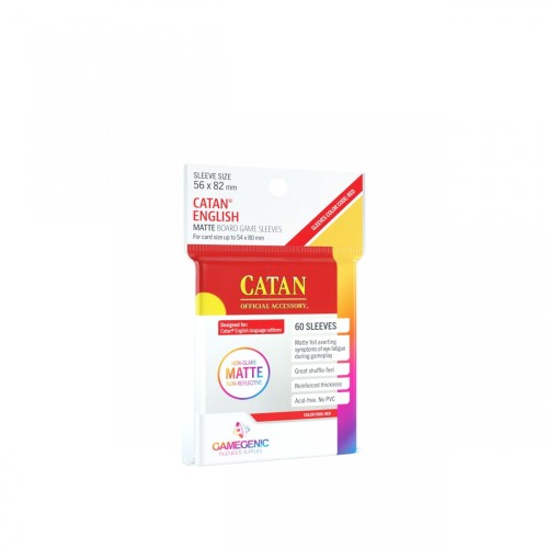 Gamegenic: Matte Catan-Sized Sleeves (56x82 mm), 60 sztuk