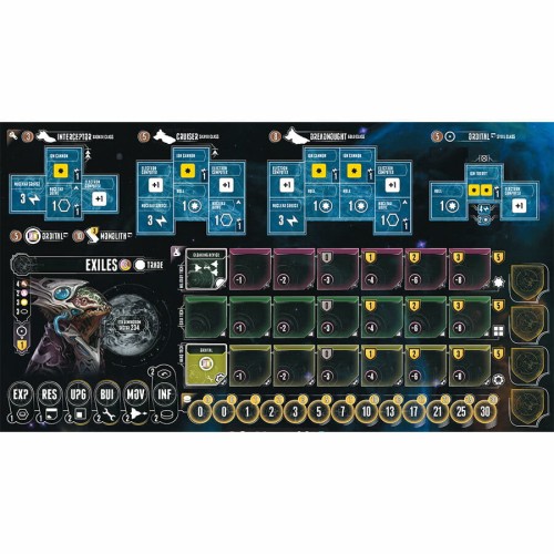 Eclipse Outcasts Exiles player board preview