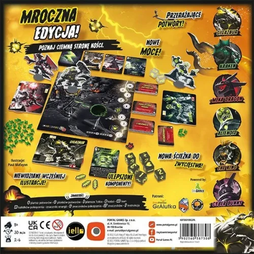 Potwory w Tokio: Mroczna Edycja pudełko tył