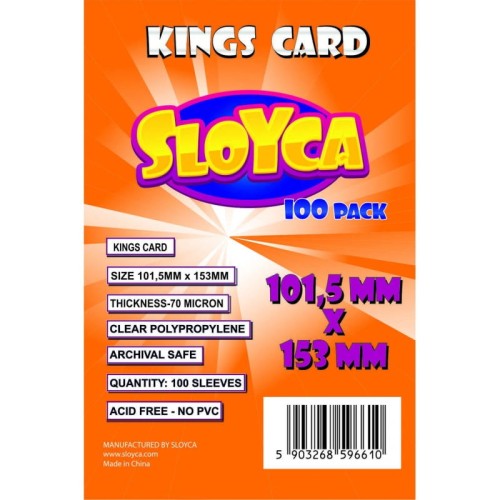 Sloyca Koszulki Kings Card (101,5x153mm) 100 szt.