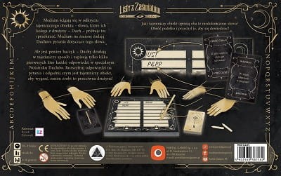 Listy z Zaświatów pudełko tył