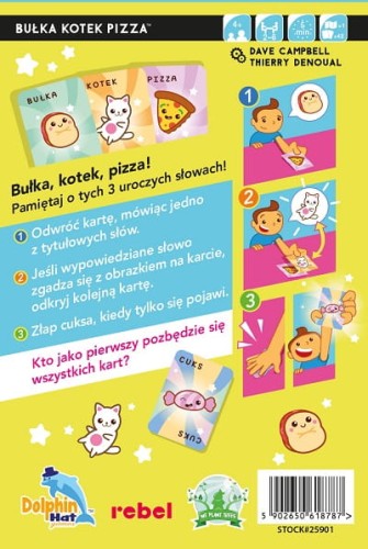 Bułka, Kotek, Pizza
