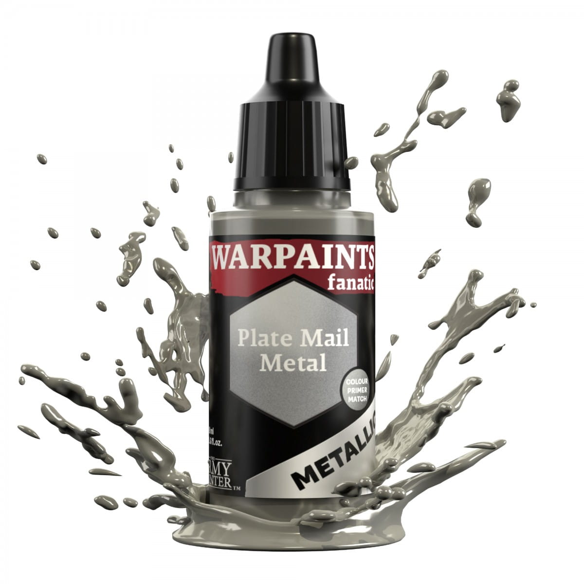 The Army Painter: Warpaints - Fanatic - Metallic - Plate Mail Metal