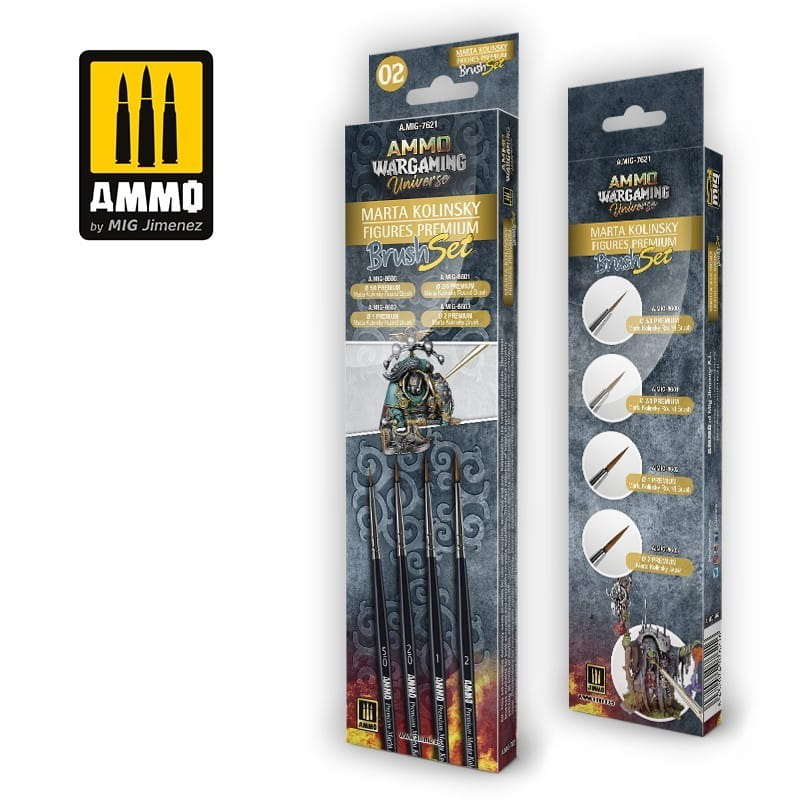 Ammo: Wargaming Universe - Marta Kolinsky Figures Premium Brush Set