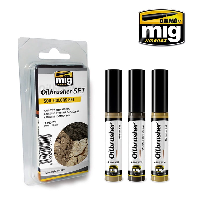 Ammo: Oilbrusher Set - Soil Colors Set