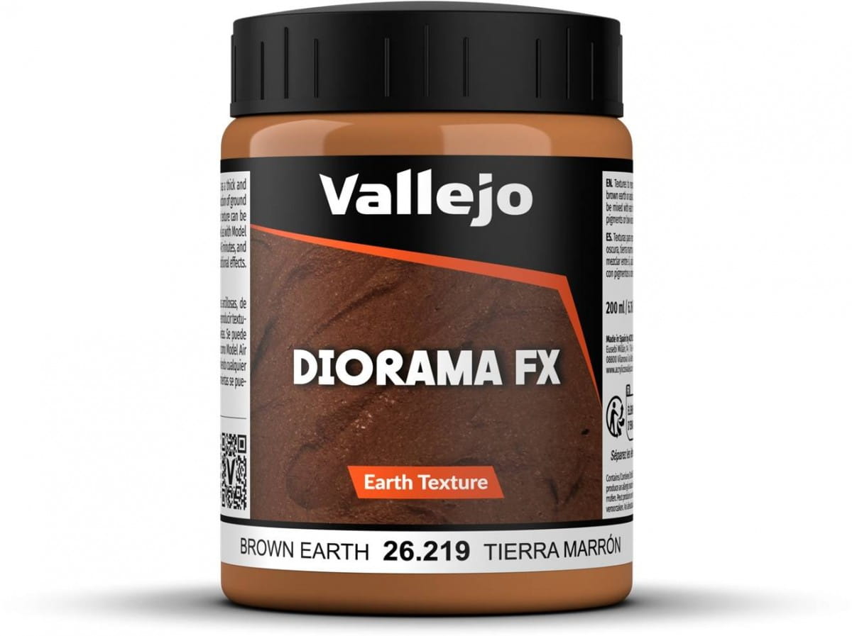 Vallejo: Earth Textures - Brown Earth (200ml)