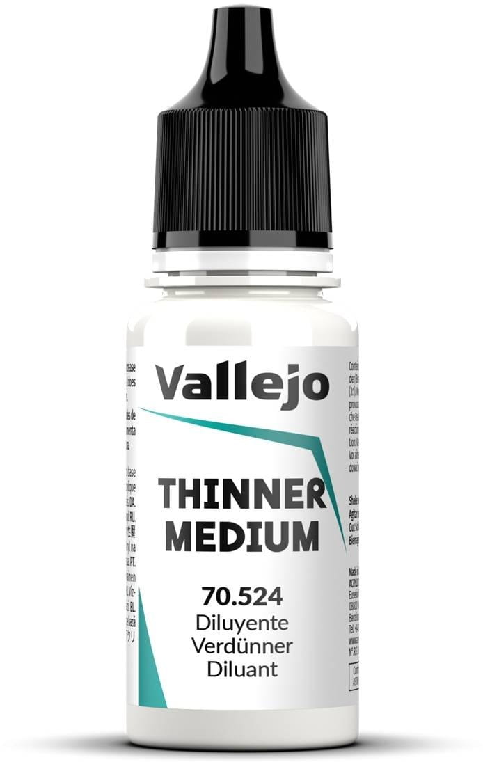 Vallejo: Thinner Medium (18 ml)