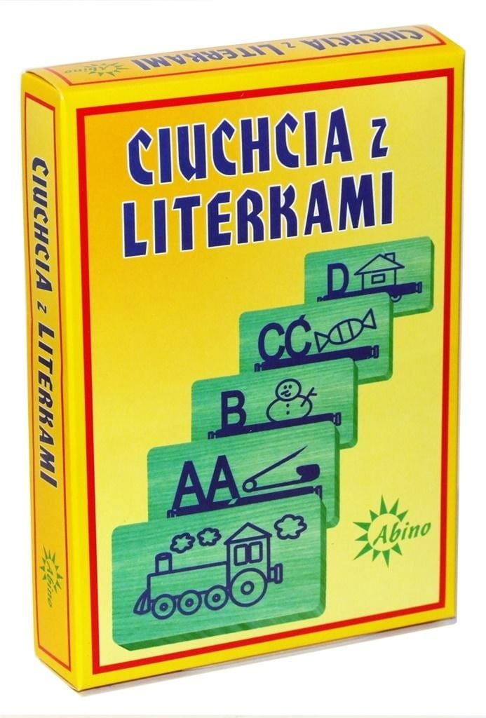 Ciuchcia z literkami ABINO